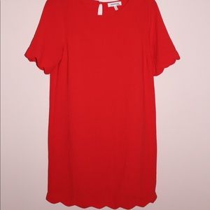 Monteau Red Mini Dress